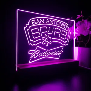 San Antonio Spurs Budweiser LED Desk Light