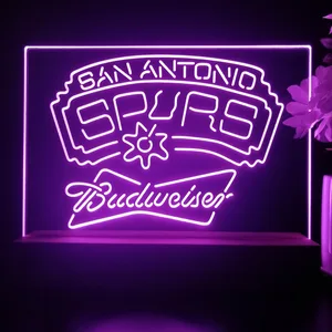 San Antonio Spurs Budweiser LED Desk Light