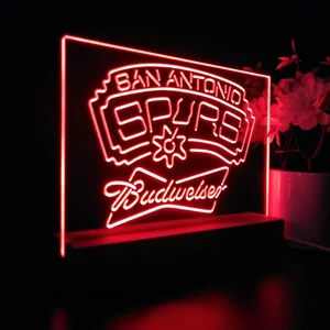 San Antonio Spurs Budweiser LED Desk Light