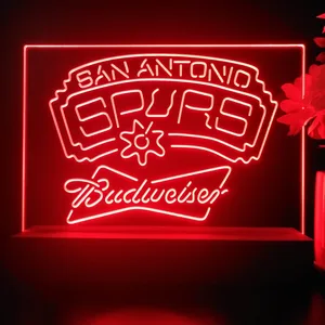 San Antonio Spurs Budweiser LED Desk Light