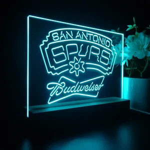San Antonio Spurs Budweiser LED Desk Light