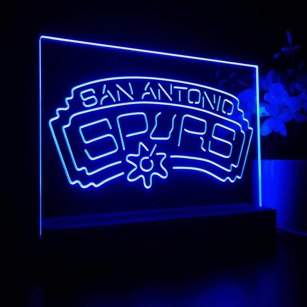San Antonio Spurs Logo LED Desk Light - Legacy Edition