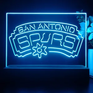 San Antonio Spurs Logo LED Desk Light - Legacy Edition
