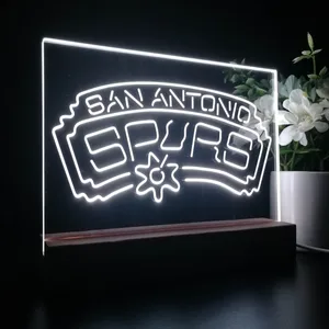 San Antonio Spurs Logo LED Desk Light - Legacy Edition