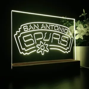 San Antonio Spurs Logo LED Desk Light - Legacy Edition
