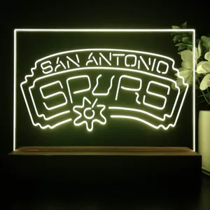 San Antonio Spurs Logo LED Desk Light - Legacy Edition