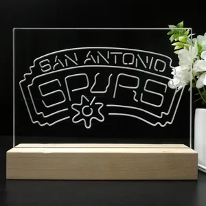 San Antonio Spurs Logo LED Desk Light - Legacy Edition