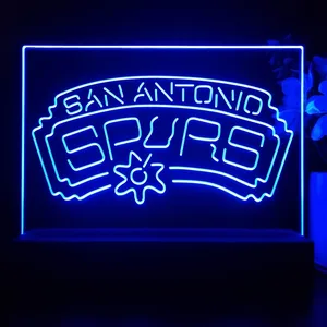 San Antonio Spurs Logo LED Desk Light - Legacy Edition