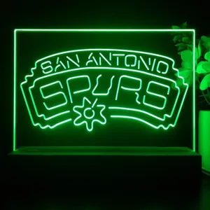 San Antonio Spurs Logo LED Desk Light - Legacy Edition