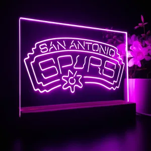 San Antonio Spurs Logo LED Desk Light - Legacy Edition