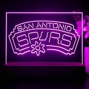 San Antonio Spurs Logo LED Desk Light - Legacy Edition