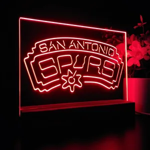 San Antonio Spurs Logo LED Desk Light - Legacy Edition