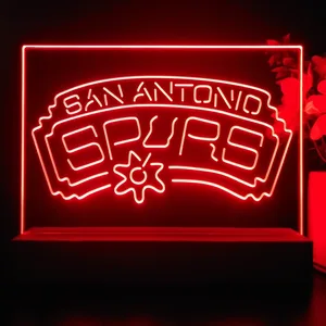 San Antonio Spurs Logo LED Desk Light - Legacy Edition