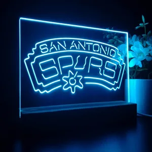 San Antonio Spurs Logo LED Desk Light - Legacy Edition