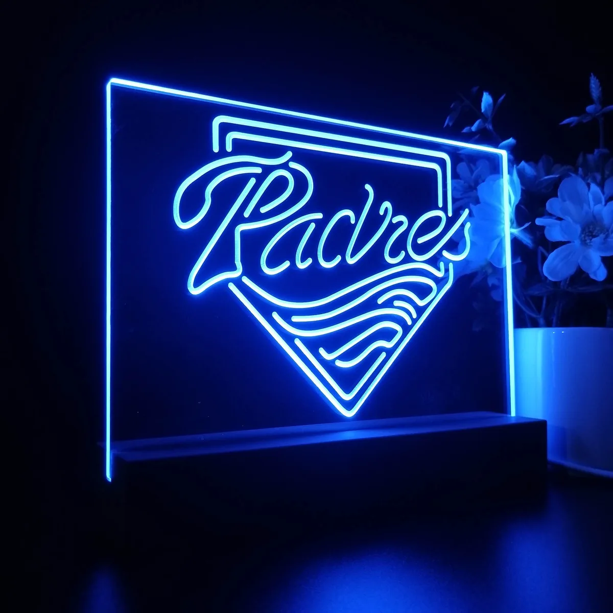 San Diego Padres Logo 1 LED Desk Light - Legacy Edition