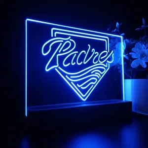 San Diego Padres Logo 1 LED Desk Light - Legacy Edition