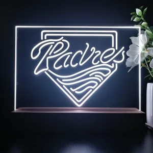 San Diego Padres Logo 1 LED Desk Light - Legacy Edition