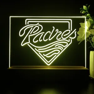 San Diego Padres Logo 1 LED Desk Light - Legacy Edition