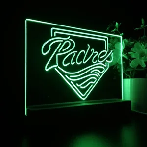 San Diego Padres Logo 1 LED Desk Light - Legacy Edition