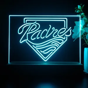 San Diego Padres Logo 1 LED Desk Light - Legacy Edition