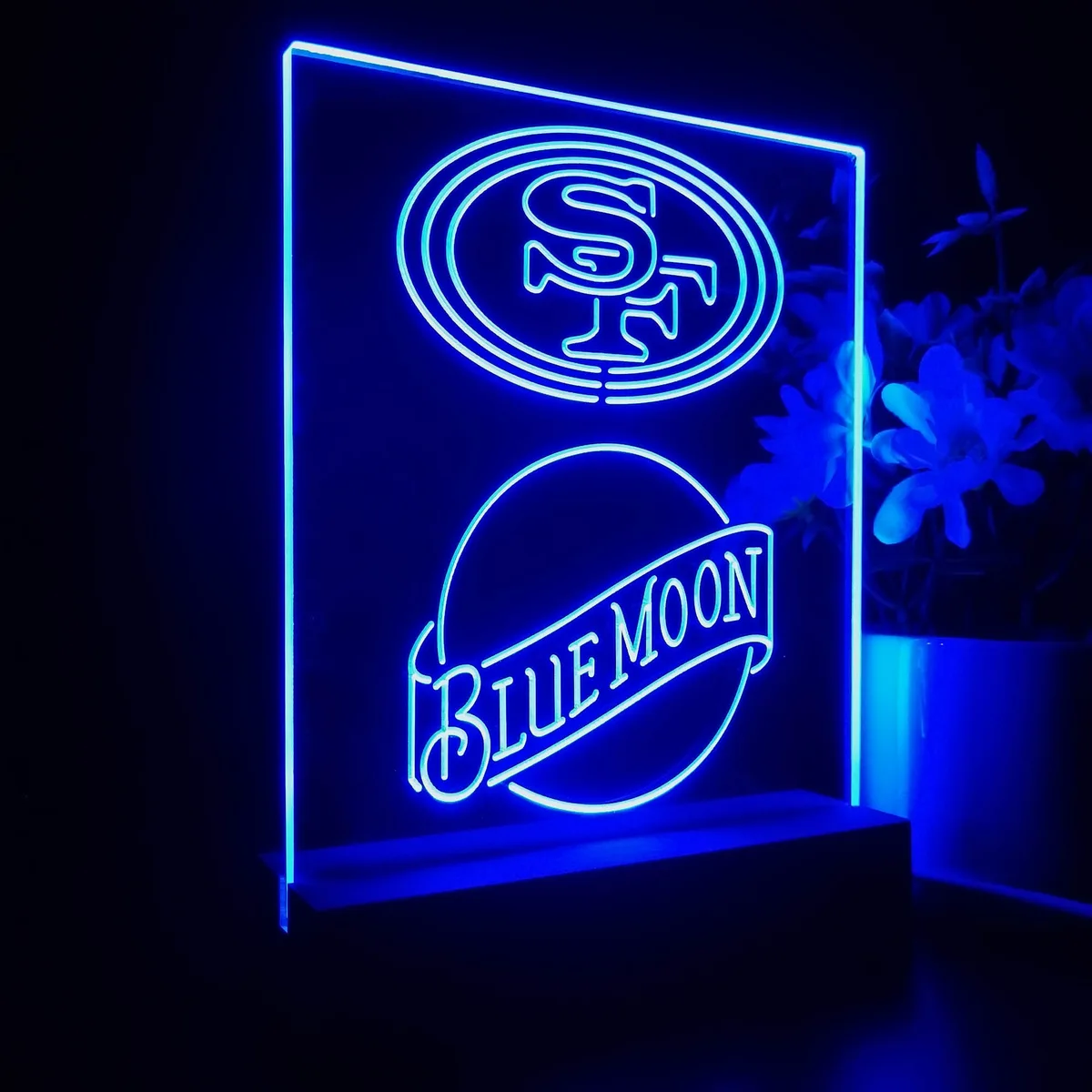 San Francisco 49ers Blue Moon LED Desk Light