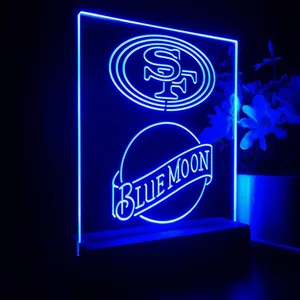 San Francisco 49ers Blue Moon LED Desk Light