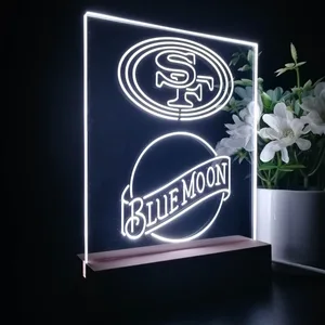 San Francisco 49ers Blue Moon LED Desk Light