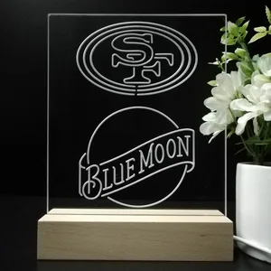 San Francisco 49ers Blue Moon LED Desk Light