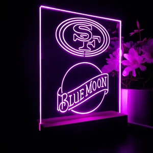 San Francisco 49ers Blue Moon LED Desk Light