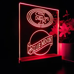 San Francisco 49ers Blue Moon LED Desk Light