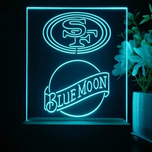 San Francisco 49ers Blue Moon LED Desk Light