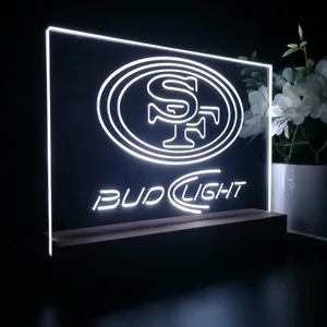 San Francisco 49ers Bud Light LED Desk Light