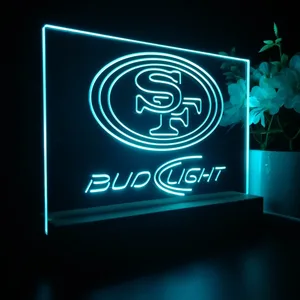 San Francisco 49ers Bud Light LED Desk Light