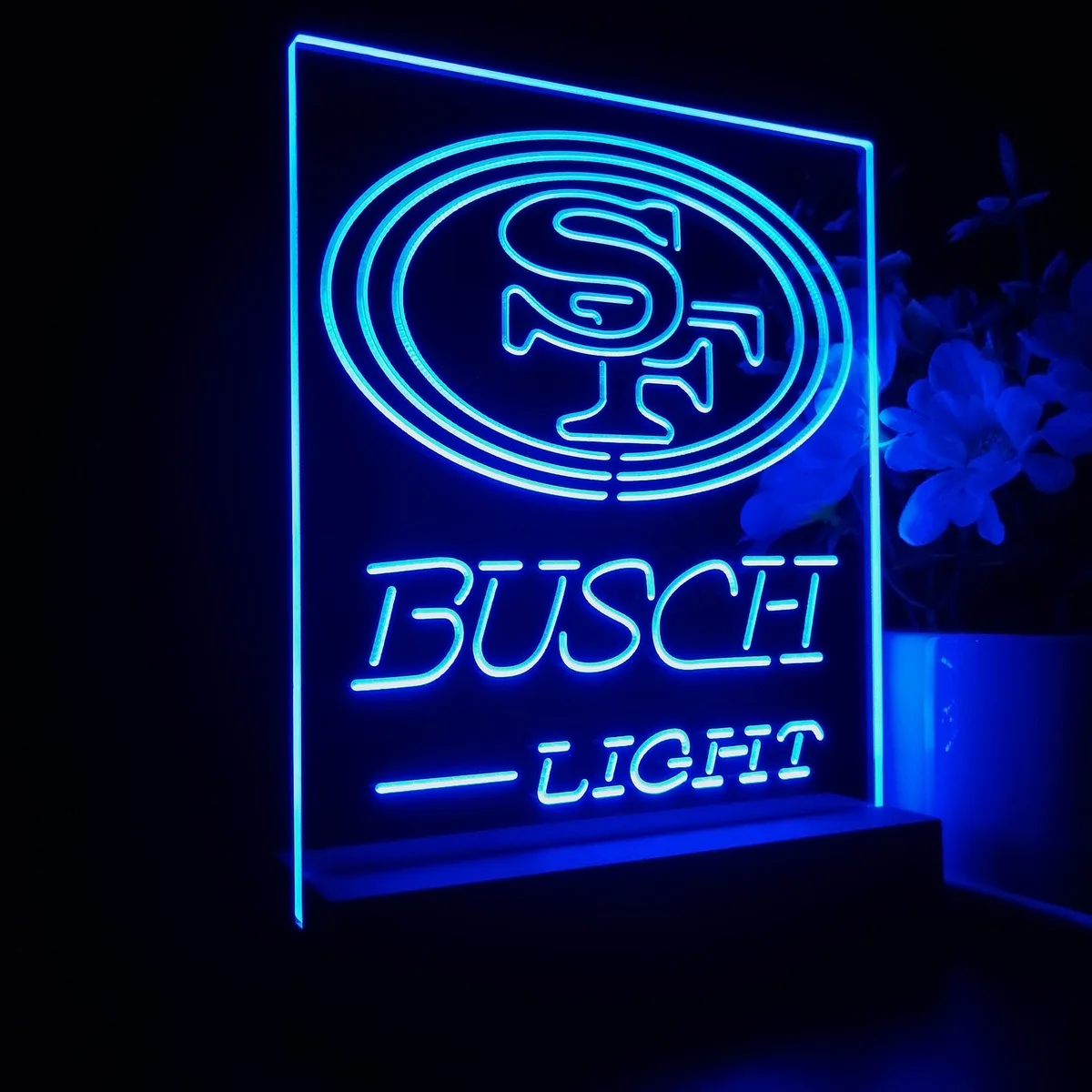 San Francisco 49ers Busch Light LED Desk Light