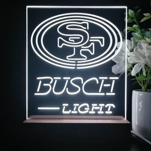San Francisco 49ers Busch Light LED Desk Light