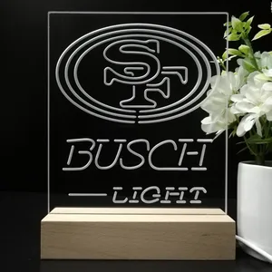San Francisco 49ers Busch Light LED Desk Light