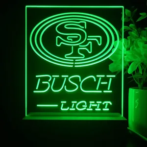 San Francisco 49ers Busch Light LED Desk Light