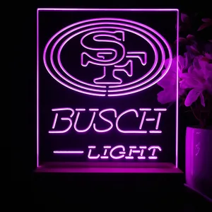 San Francisco 49ers Busch Light LED Desk Light