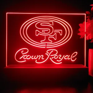 San Francisco 49ers Crown Royal LED Desk Light