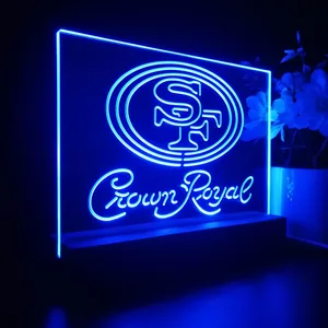 San Francisco 49ers Crown Royal LED Desk Light