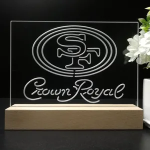 San Francisco 49ers Crown Royal LED Desk Light