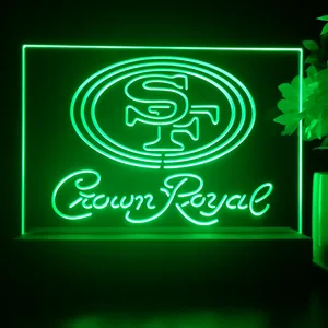 San Francisco 49ers Crown Royal LED Desk Light