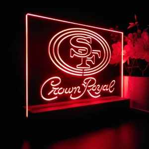 San Francisco 49ers Crown Royal LED Desk Light