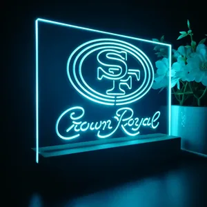 San Francisco 49ers Crown Royal LED Desk Light