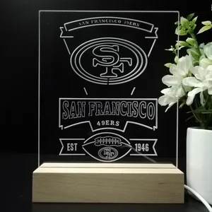 San Francisco 49ers EST 1946 LED Desk Light