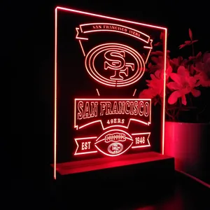 San Francisco 49ers EST 1946 LED Desk Light