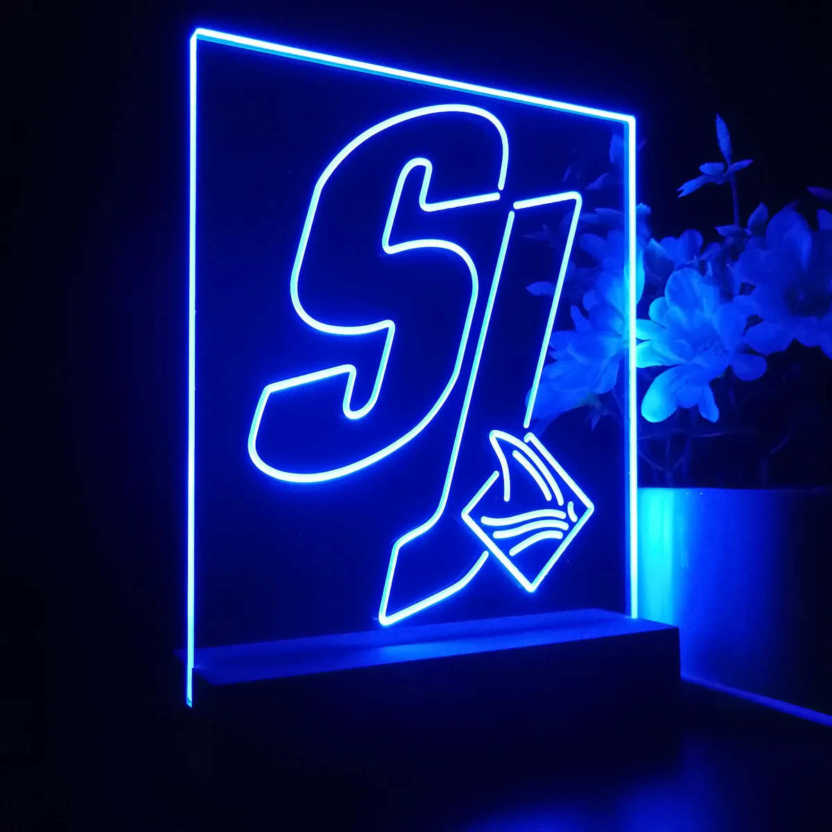 San Jose Sharks Fin 1 LED Desk Light