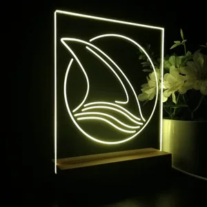 San Jose Sharks Fin 2 LED Desk Light