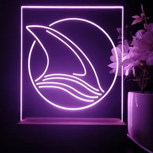 San Jose Sharks Fin 2 LED Desk Light