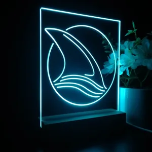 San Jose Sharks Fin 2 LED Desk Light